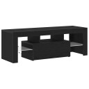  TV skap Svart 120 x 35 x 40 cm Konstruert tre