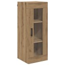  Veggskap Artisan Eik 34,5 x 34 x 90 cm Sponplater og glass