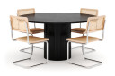 Scandinavian Choice Kopparbo Spisebord 150 cm med 4 stk Build Matstkolar Svart