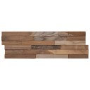 VidaXL Veggpaneler Massivt Teaktre 56 x 18 x 2 cm 10 Stk