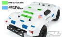 Pro-Line 349815 Pre-Cut Monster Fusion Bash Armor Body White