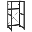 vidaXL Badehylle svart 40x38x83 cm jern