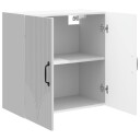 vidaXL Vegghengt skap Høgglans hvit 59 x 31 x 60 cm Konstruert tre