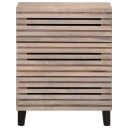  Skjenk hvit 60x34x75 cm heltre mango