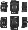TSG Basic Skatepads - Set Black - M