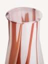 Kosta Boda Lab erlenmeyer vase 30,5 cm Rød hvit rosa