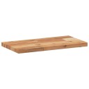  Flytende hyller 2 stk 40x20x2 cm oljebehandlet heltre akasie