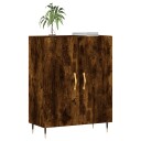 vidaXL Skjenk røkt eik 69,5x34x90 cm konstruert tre