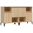 vidaXL Skjenker 2 stk sonoma eik 60x35x70 cm konstruert tre