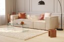 Cubo 1 seters Midtmodul i Manchester 80 cm bred   Beige