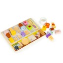 Trehvit isbutikk lekesett for barn ECOTOYS