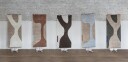Mette Ditmer Figura teppe Brown 50x80 cm