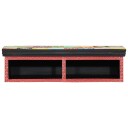  TV skap med hylle Flerfarget 80 x 30 x 22 cm Konstruert tre