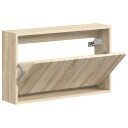 vidaXL Vegghengt skoskap ZWOLLE 71 x 17 x 43 cm Konstruert tre