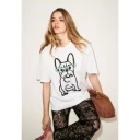Twinset Dame Topper Hvit S,