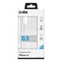 SBS Mobildeksel iPhone 16 Gjennomsiktig