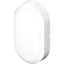 4lite Pylus Oval utelys vegg hvit