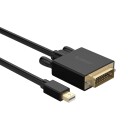 Orico XD-MDTD Mini DisplayPort til DVI Full HD 60 Hz-kabel, 3 m – svart