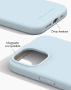 Ideal Of Sweden iPhone 16e silikondeksel MagSafe Lyse Blå