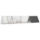Kaninbur Antrasitt 403.5X80.5X71 cm Galvanisert Stål