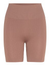 Björn Borg Studio Seamless Ribbed Shorts - Beige - M