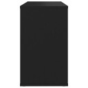 vidaXL Sideskap svart 60x30x50 cm sponplate