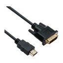ELETRA HDMI AM 1.4B - DVI-D 3M KABEL, SVART