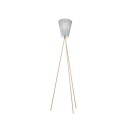 Northern - Oslo Wood Gulvlampe Beige/Lys Blå