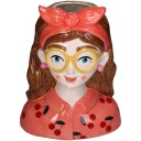 Kersten Vase Lady Multi Rød H27