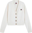 Tommy Jeans Tjw Fluffy Badge Cardigan Ext   Cream   S