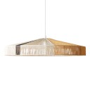 HK Living Taklampe Rope Svart Stripe