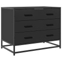  Kommode svart 70x41x56 cm konstruert tre 8721102841330