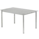Muuto Linear Steel Spisebord 140X75 cm Warm Galvanized Steel