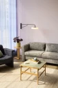 Hübsch Sway Vegglampe Sort
