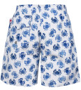 Petit Crabe Badeshorts Snøbrett UV50+ XL Krabber 3 4 år 98 104 Badetøy Blå Hvit