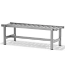 Fri Form 135cm Benk aluminium grå