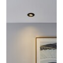 Innfelt lampe Favazzina 88 mm sett med 3 - Sort