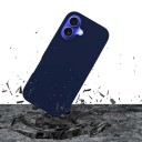 3mk silikonetui til iPhone 16 Plus – marineblå