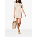Twinset Dame Kjoler Beige M,