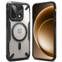 Ringke Fusion X MagSafe-deksel for OnePlus 15 - Gjennomsiktig Svart
