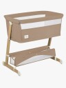 Lionelo Thomi Plus 5-i-1 Bedside Crib, Beige Carmel
