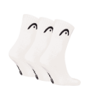 Head Socks Tennis 3P Club Short Crew tennissokker unisex White 35 38