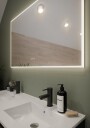 VikingBad Una 60cm Speil med LED lys