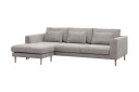 Florenz 3 seters Sofa med Divan Venstre   Lysegrå