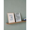 MOEBE Gallery shelf bildelist 70 cm Eik