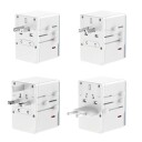 Dudao A35 Universal Travel Adapter White