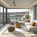 Wilton teppe   Soros beige/hvit Størrelse: 160 x 230 cm