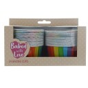 Muffinsform Cups Regnbue 6 Cm 24stk 