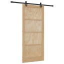 vidaXL Skyvedør med Utstyrspakke 93x211 cm Solid Furutre