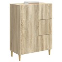  Serviesskap Sonoma eik 66 x 34,5 x 90 cm Konstruert tre